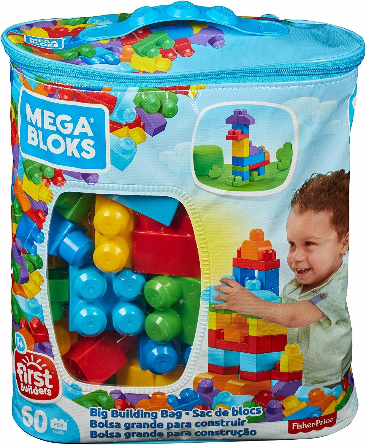 Mega Blocks 60 briques de jeu de construction premier âge pour bébé