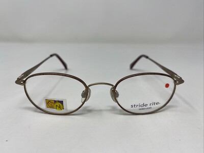 Stride Rite SR-10 032 42-18-125 Light Brown Metal Full Rim Eyeglasses Frame :P58