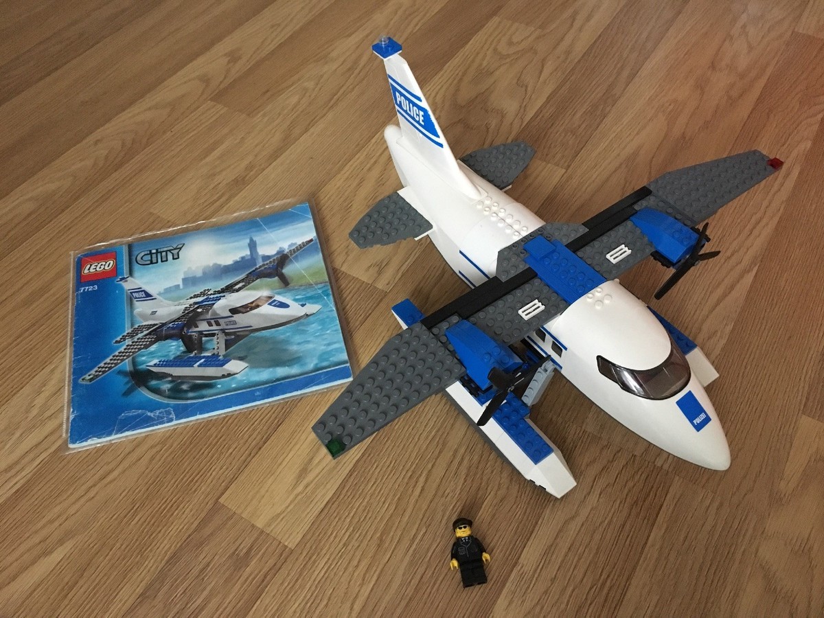 Lego City Police Aeroplane Set No 7723 Complete As Pictured