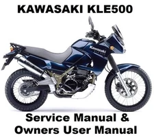KAWASAKI KLE500  Owners Workshop Service Repair Manual PDF digital files KLE 500