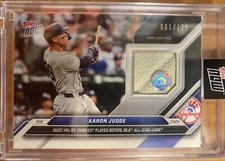 Aaron Judge Most HRs by a Yankee by AS Game-Used Base Relic TOPPS NOW #416A /125