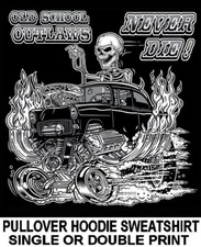 1955 OLD SCHOOL MUSCLE HOT ROD OUTLAW DRAG RACE CAR SKULL HOODIE SWEATSHIRT OM2