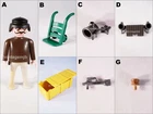 PLAYMOBIL VINTAGE 5640 ANTIQUE TRUCK PARTS DRIVER CRATE - VICTORIAN MANSION 5300