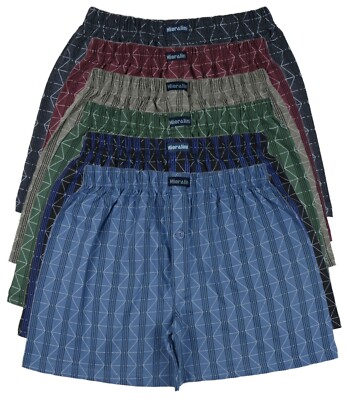 + 6 Boxer Shorts Herren Boxershorts Hipster Unterwäsche M L XL XXL 3XL Baumwolle
