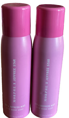 X2 Morphe X Jeffree Star Set & Refresh Mist STAR-BERRY Scent NEW authentic