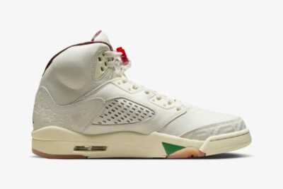 Nike Air Jordan 5 Retro El Grito Sail and Dark Pony HF8833