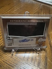 2016 Leaf Genesis Nolan Patrick Auto Memorabilia Bronze 3/6 Patch