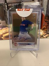 ELI MORGAN 2022 TOPPS CHROME ROOKIE ON CARD AUTO CLEVELAND RC