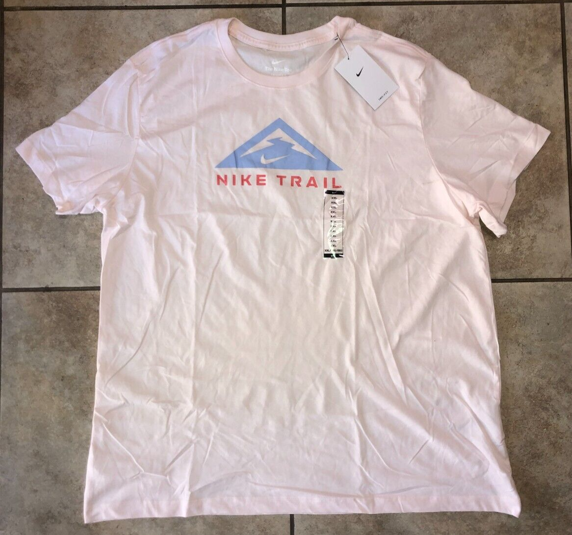 Nike Dri-Fit Trail Running Shirt Pink 2XL