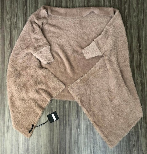 Blacklion Eyelash Shrug Nude Neutral Natural Unique Wrap Shrug Short Sleeve $98 - 第 1/7 張圖片