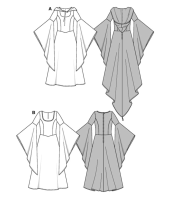 Burda 2484 Princess, Renaissance Dress Costume Pattern Misses Sizes 10 to 20 Halloween Burda 2484 Princess, Renaissance Dress Costume Pattern Misses Sizes 10 to 20 Halloween