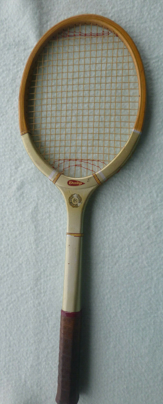 vintage Dunlop  wood tennis racquet Silver Star Made in England