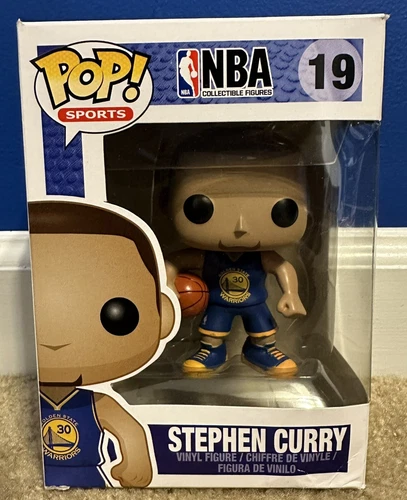Funko POP Steph Curry Basketball NBA Golden State Warriors 19 Rare Vaulted 2013