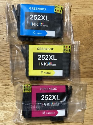 Ink Cartridge for Epson T252XL fits WorkForce 3620 3640 7110 7610 7620 LOT