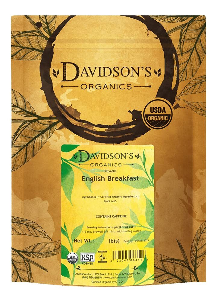 Davidson's Organics, Irish Breakfast, Loose Leaf Tea, 16-Oun