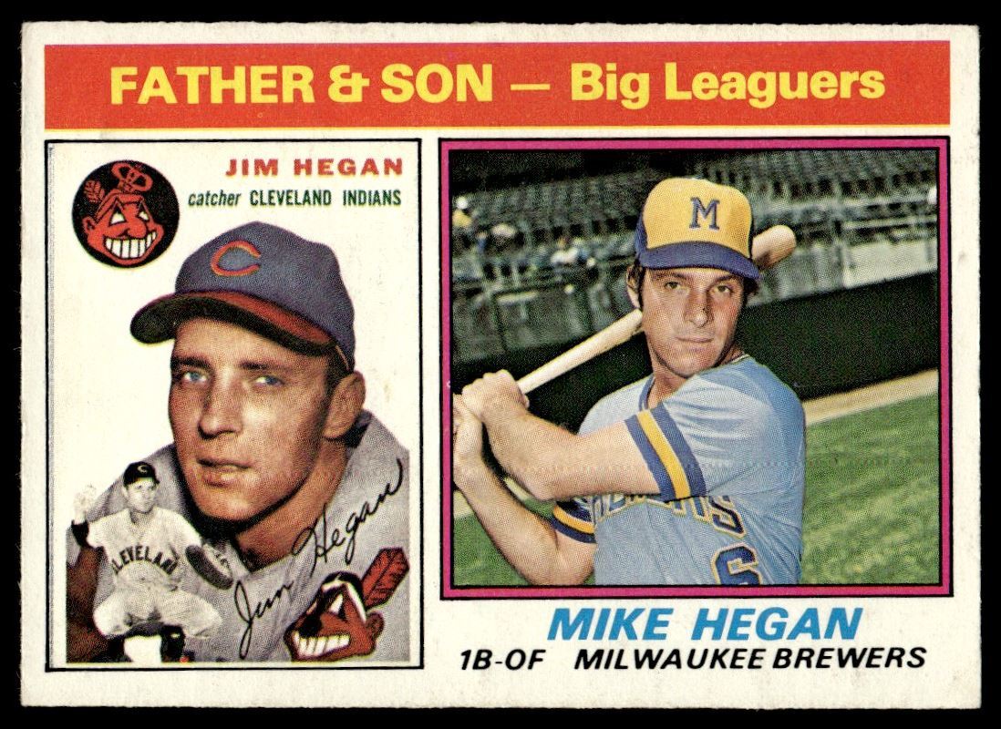 1976 O-Pee-Chee Jim Hegan/Mike Hegan #69 R93