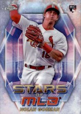 2023 Topps Stars of the MLB Chrome Refractor #SMLBC-23 Nolan Gorman NM-MT Cardin