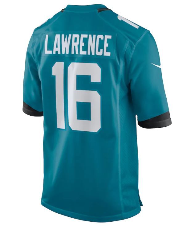 Nike NFL Men's #16 Trevor Lawrence Jacksonville Jaguars Game
