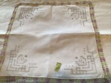 Vintage Tatted Lace Ladies Handkerchief