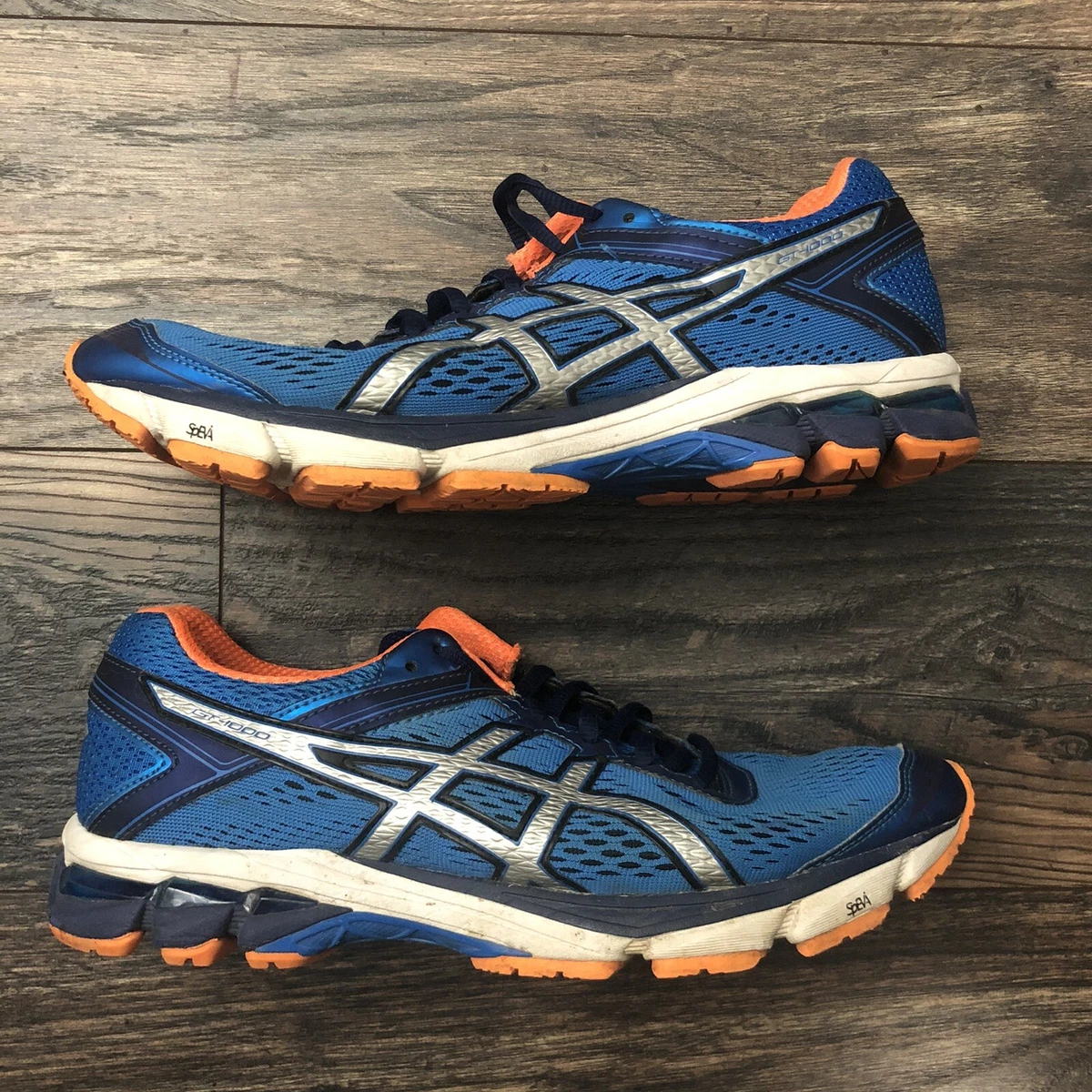 Asics GT-1000 T5A2N Men&#039;s 8.5 Blue Orange Athletic eBay