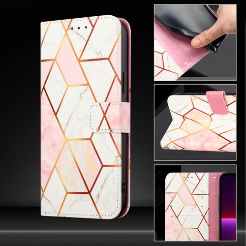 Leather Marble Wallet Cover Case For Xiaomi 13 14 Pro 14T Redmi 13 14C POCO F6 - Picture 8 of 18