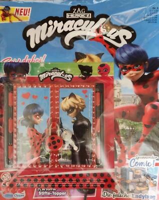 International Zag Heroez Miraculous Ladybug Magazine With Lockbox