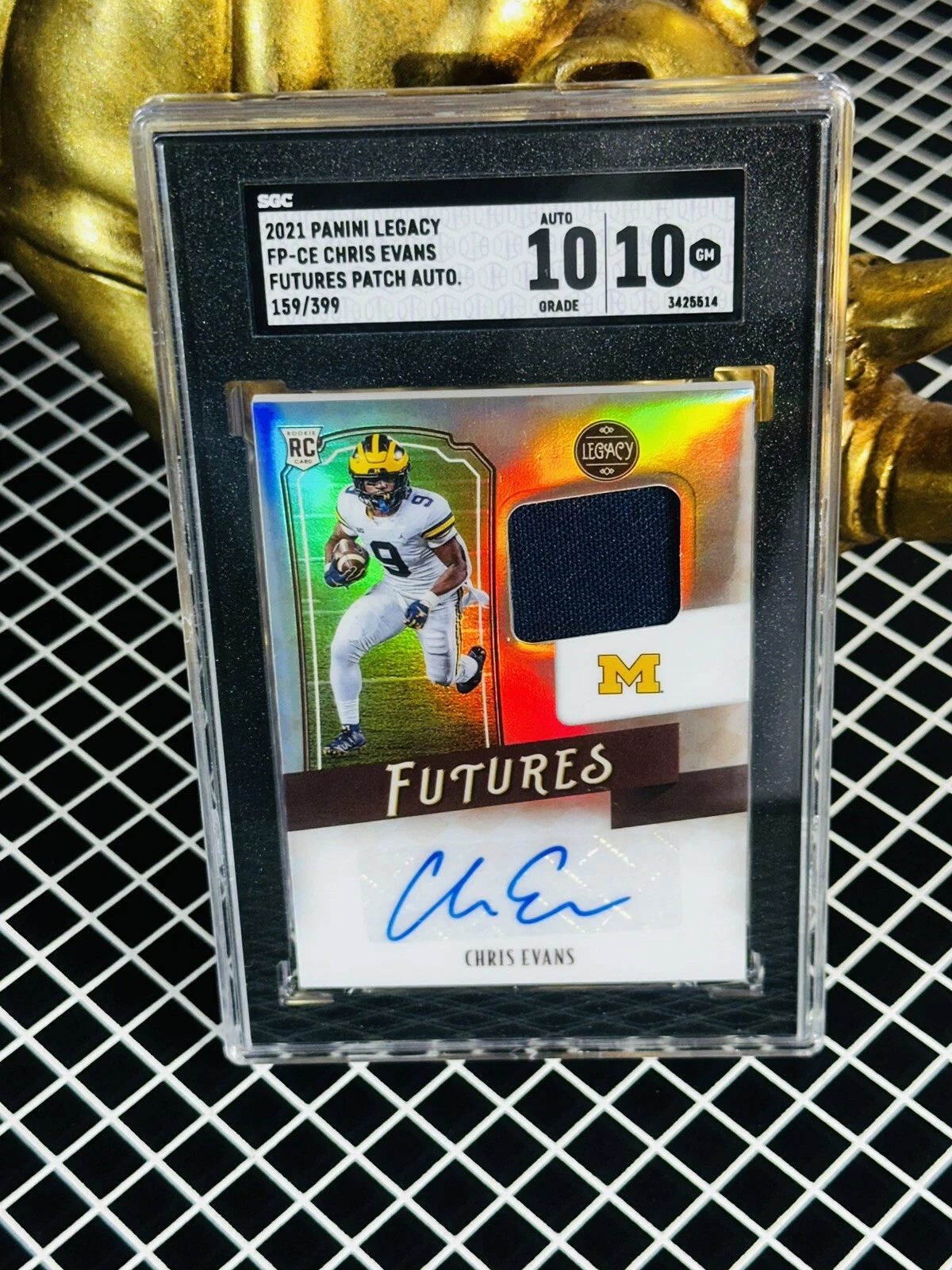 Chris Evans Panini Legacy Futures Patch Autographs #FPCE Base