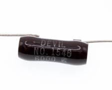 Ohmite 6K ohm, 8 watt, 5 1546 Brown Devil vitreous enameled resistor, Lot of 5