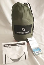 Portable Deluxe Nylon Hammock Camping Sleep Hiking Packable Folding Songmics NEW