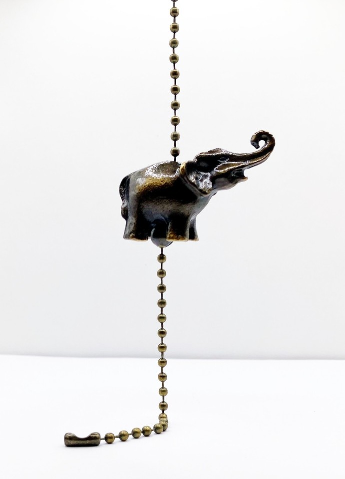 Lamp Parts-Fan/Socket PULL CHAINS-Animal Designs w/#6 Beaded Chain (1 ...