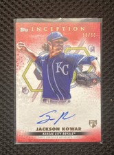 2022 Inception Base and Emerging Stars Red /50 Jackson Kowar Rookie Auto RC