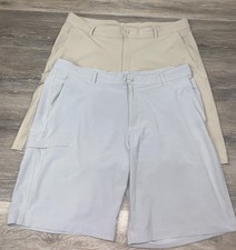  2 Columbia PFG Men's Shorts Size 38" - 10  Inseam Khaki / Grey