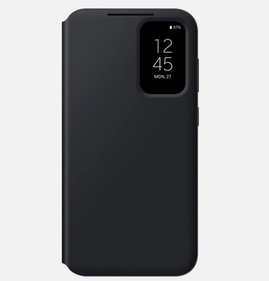 Original Samsung Smart View Wallet Case Cover EF-ZS711 Galaxy S23 FE Schwarz