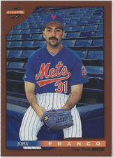 1996 Score Dugout Collection #15 John Franco EX/NM  Baseball Card New York Mets