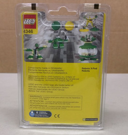 LEGO X-pod 4346 Robots NEW! Robo Green Tan Mech Hinges