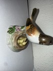 Vintage Herend Hand Painted Bird With Nest And Chicks  Figurine Porcelain #5060 — photo 4