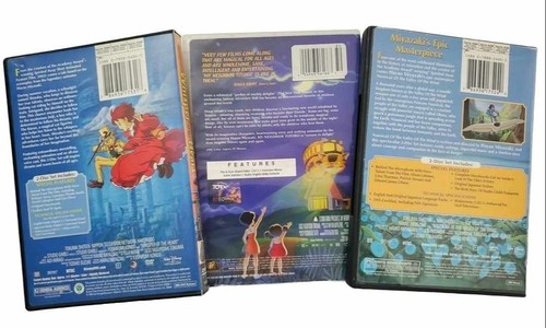 3 Studio Ghibli Anime DVD My Neighbor Totoro Whisper of Heart Nausicaa Miyazaki - Picture 6 of 6