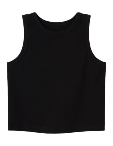 MäDchen Tanktop Schwarz 158-164 Eu Name It Nkfnakal Sl Crop Noos-image