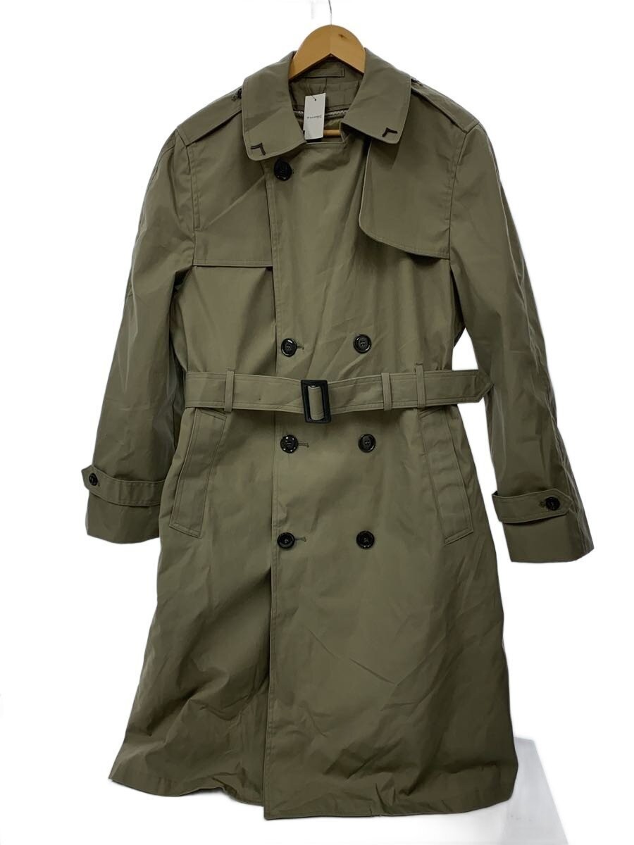 Us. Trench Coat/-/Polyester/Khk/Plain 3427