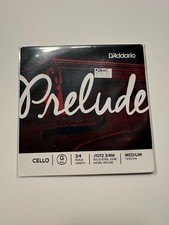 D'ADDARIO PRELUDE 3/4 Cello G String SINGLE - J1013 Medium New Old Stock, Unused
