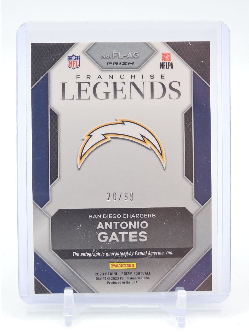 2023 Panini Prizm - Franchise Legends Signatures Antonio Gates #FL