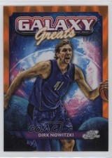 2023 Topps Cosmic Chrome Orange Galactic Refractor 17/25 Dirk Nowitzki HOF 9o3