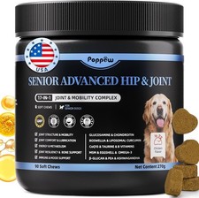 Glucosamine for Senior Dogs   Joint Chews w/MSM,CoQ10  Ashwagandha   All Breeds