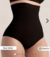 Shapermint Essentials All Day Every Day High-Waisted Shaper Panty Black M/L NWT