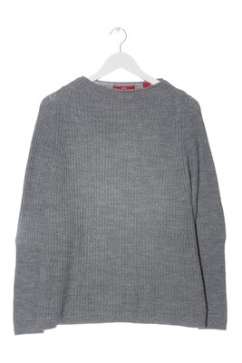 S.OLIVER Strickpullover Damen Pullover Gr. DE 38 hellgrau Casual-Look