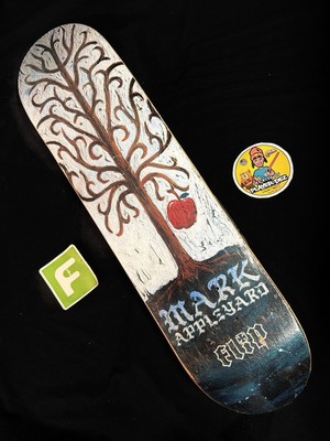 SUPER RARE Mark Appleyard The Last Apple Embossed FLIP Skateboard Deck Pro Model