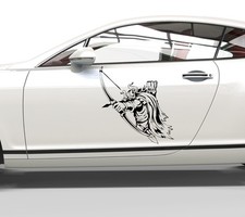 Aufkleber Wikinger Bogenschütze - Sticker für alle glatten Oberflächen
