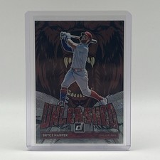 2022 Panini Donruss Baseball - Bryce Harper UL-2 Unleashed Rapture Holo - Philli