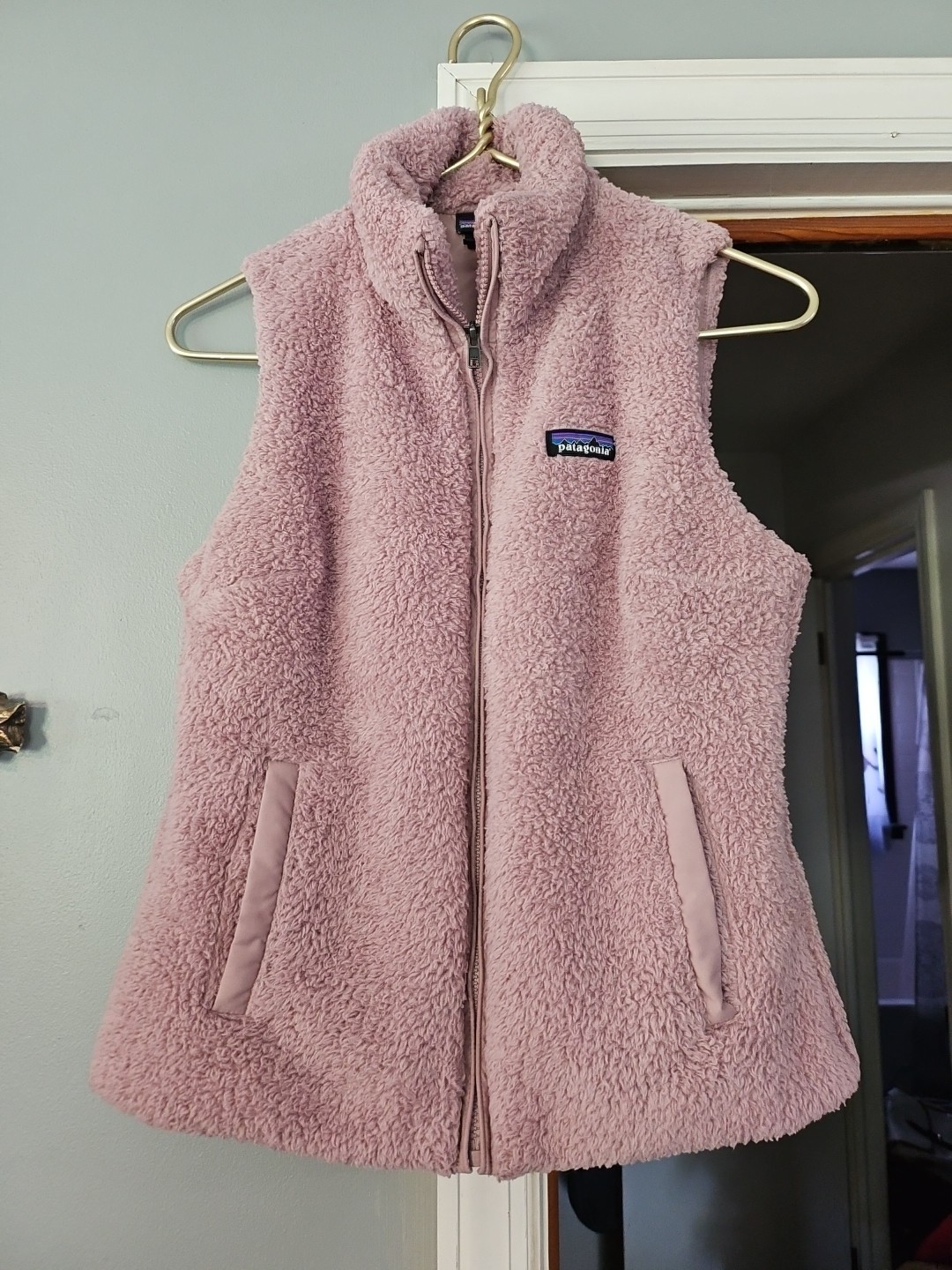 Patagonia Los Gatos Vest Women’s Sz Small Fleece Pink