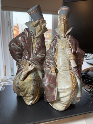 Seltene große Lladro ''Magistrates'' #2052 Gres Finish Figur 11,5'' groß 1974-1981